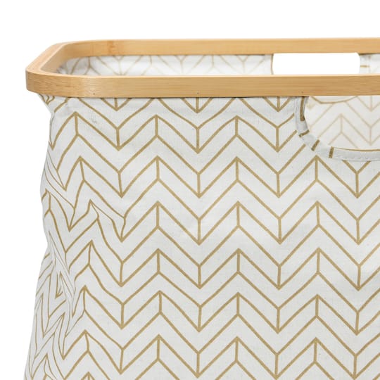 Household Essentials Krush Bamboo Rimmed Basket